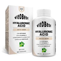Ácido Hialurónico envase de 60 cápsulas vegetales en la sección de fórmulas para mejora articular de la marca VitoBest