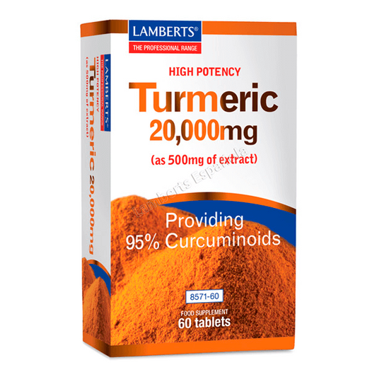Curcuma 20.000mg di Lamberts del marchio Lamberts nella collezione Antiossidanti