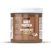 Whey Protein Cream de 250g de la marca Weider complemento alimenticio de cremas de chocolate bajas en calorias