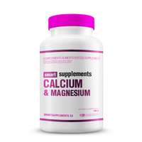 Calcio y Magnesio en 120 cápsulas vegetales por Smart Supplements