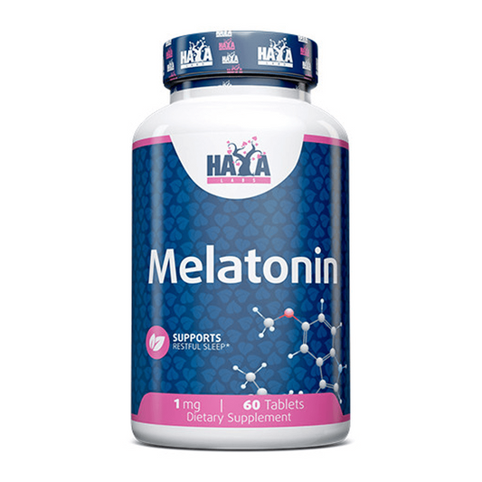Melatonina 1mg di Haya Labs del marchio Haya Labs nella collezione Miglioramento del sonno
