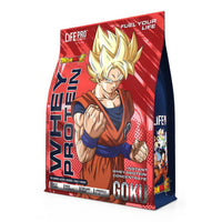 Whey Protein Dragon Ball Super Edición Limitada Goku bote de 1.8kg complemento alimenticio de proteina de suero whey de LifePRO