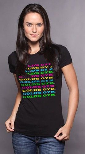 Maglietta Neon Repeat Tee di Gold S Gym del marchio Gold's Gym nella collezione Saldi