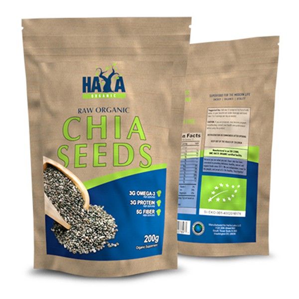 Semillas De Chia Orgánica de Haya Labs - Masmusculo 0