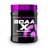 BCAA X presentación de 180 cápsulas de la marca Scitec Nutrition complemento alimenticio de bcaa ramificados
