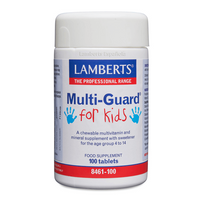 Multi-Guard para niños presentación de 100 tabletas por Lamberts - complejos multivitaminicos