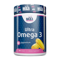 Ultra Omega 3 bote de 180 softgels hecho por Haya Labs