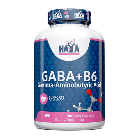 Gaba + B6 500mg di Haya Labs del marchio Haya Labs nella collezione Anti-stress