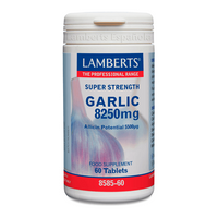 Ajo Concentrado 8250mg envase de 60 tabletas por Lamberts de la categoría sistema inmunológico