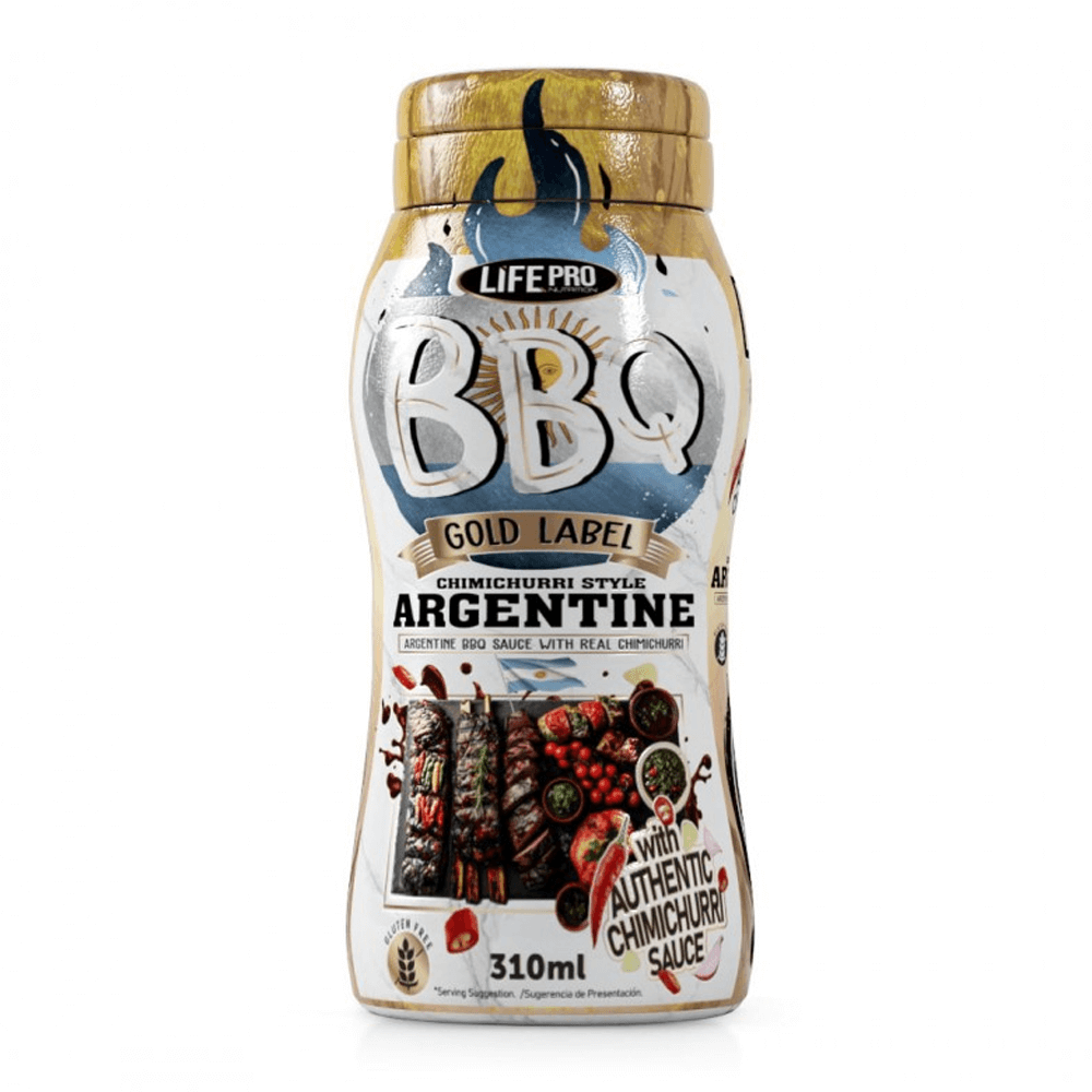 Salsa Sauzero Zero BBQ envase de 310ml por LifePRO suplemento de salsas y siropes