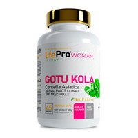 Gotu Kola envase de 90 cápsulas veganas de la categoría diuréticos de la marca LifePRO