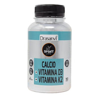 Calcio con Vitamina D3 + Vitamina K2 bote de 90 tabletas de Drasanvi de la categoría fórmulas para mejora articular