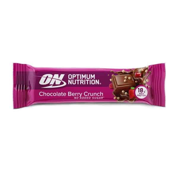 Barretta Choco Berry Crunch Protein Bar di Optimum Nutrition - Optimum Nutrition 0