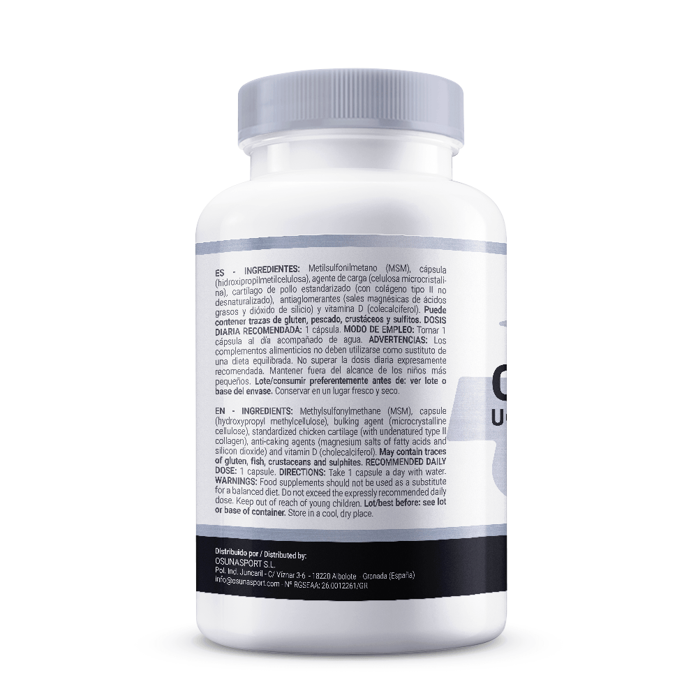 Collagene UC-II® con MSM + Vitamina D di Masmusculo Supplements