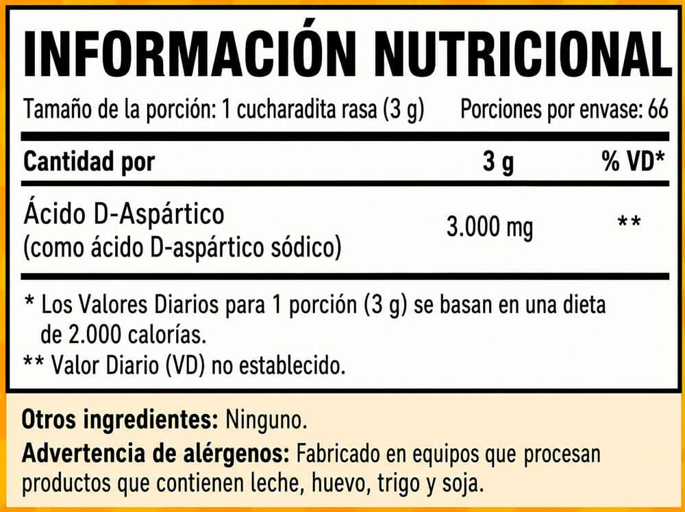 Información nutricional