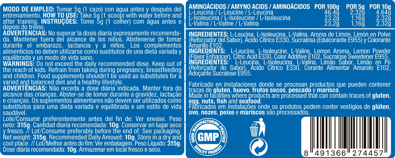 Información nutricional