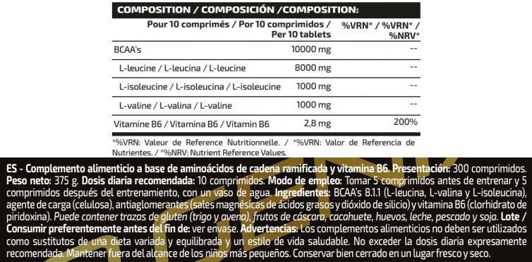 Información nutricional