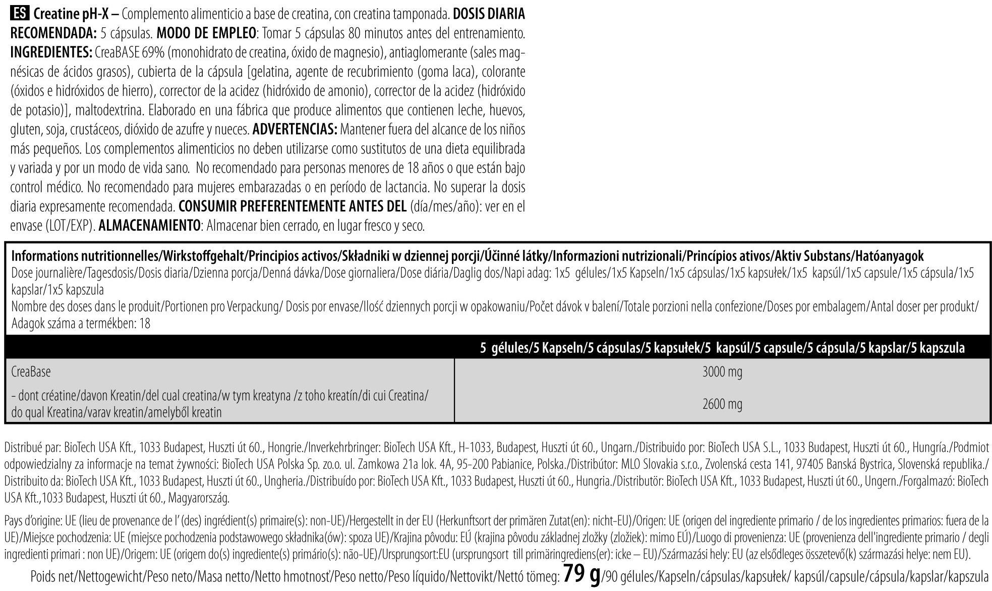 Información nutricional