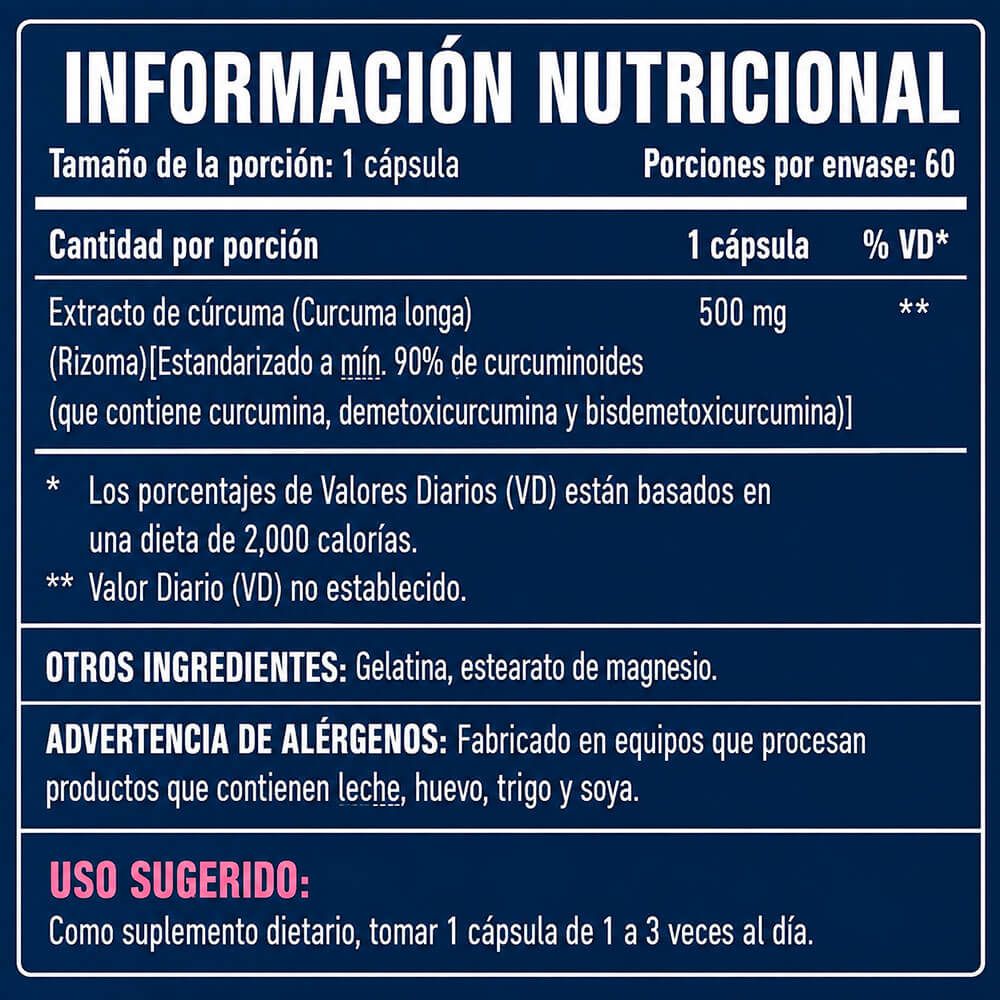 Información nutricional