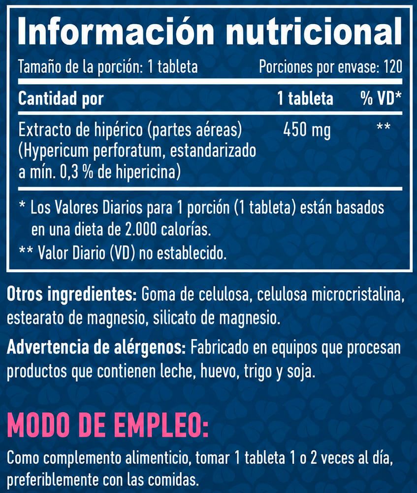Información nutricional