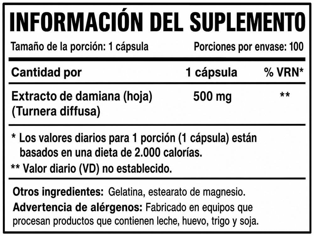 Información nutricional