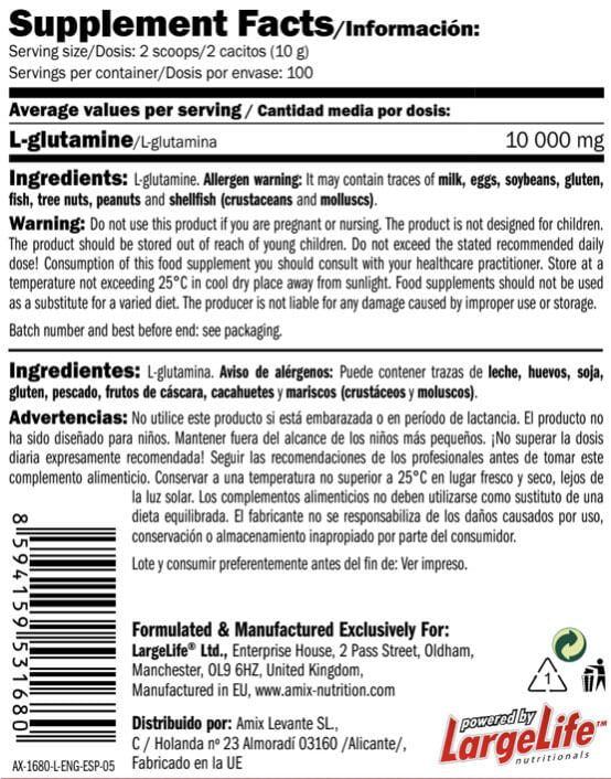 Información nutricional