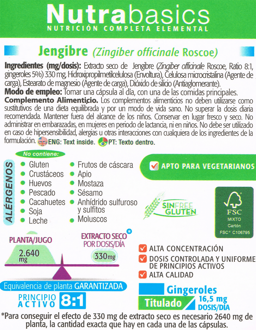 Información nutricional
