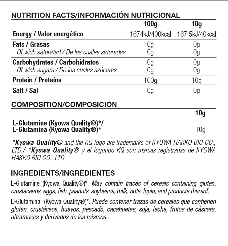 Información nutricional