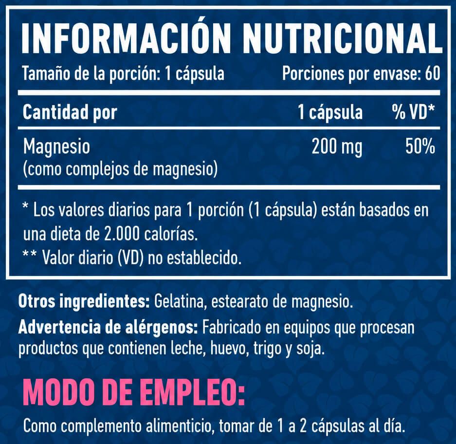 Información nutricional