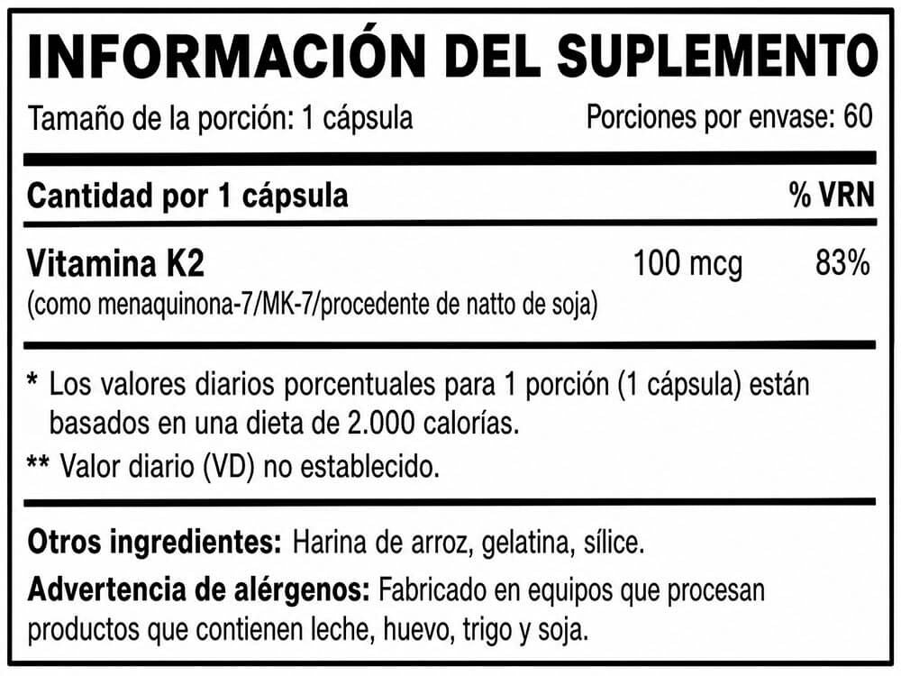 Información nutricional