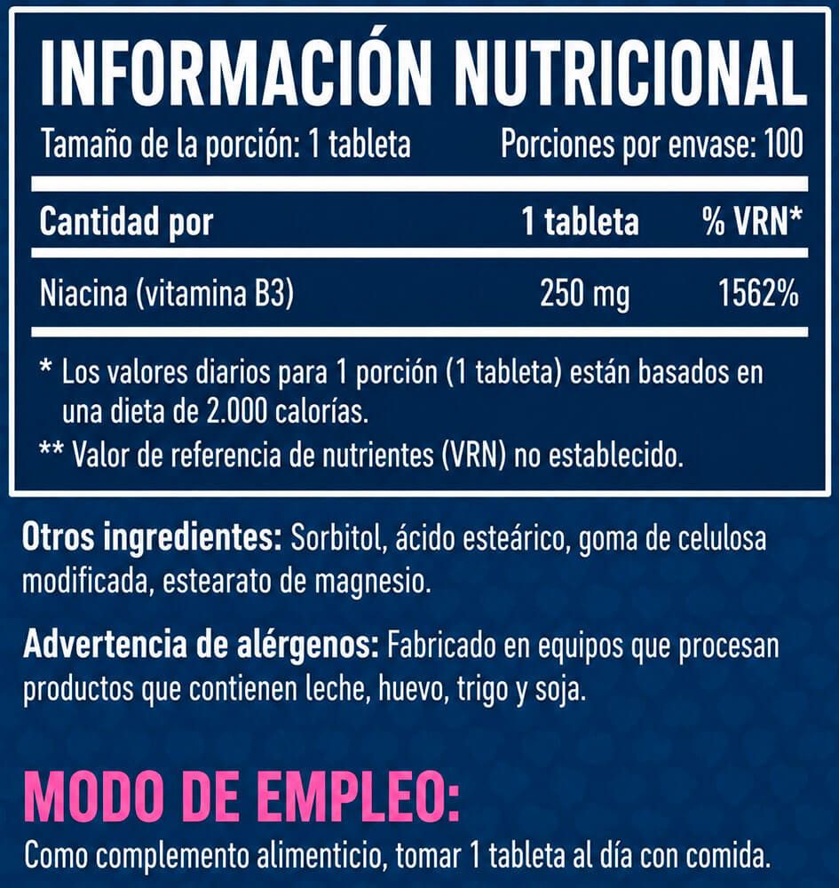 Información nutricional
