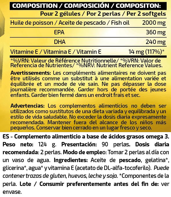 Información nutricional