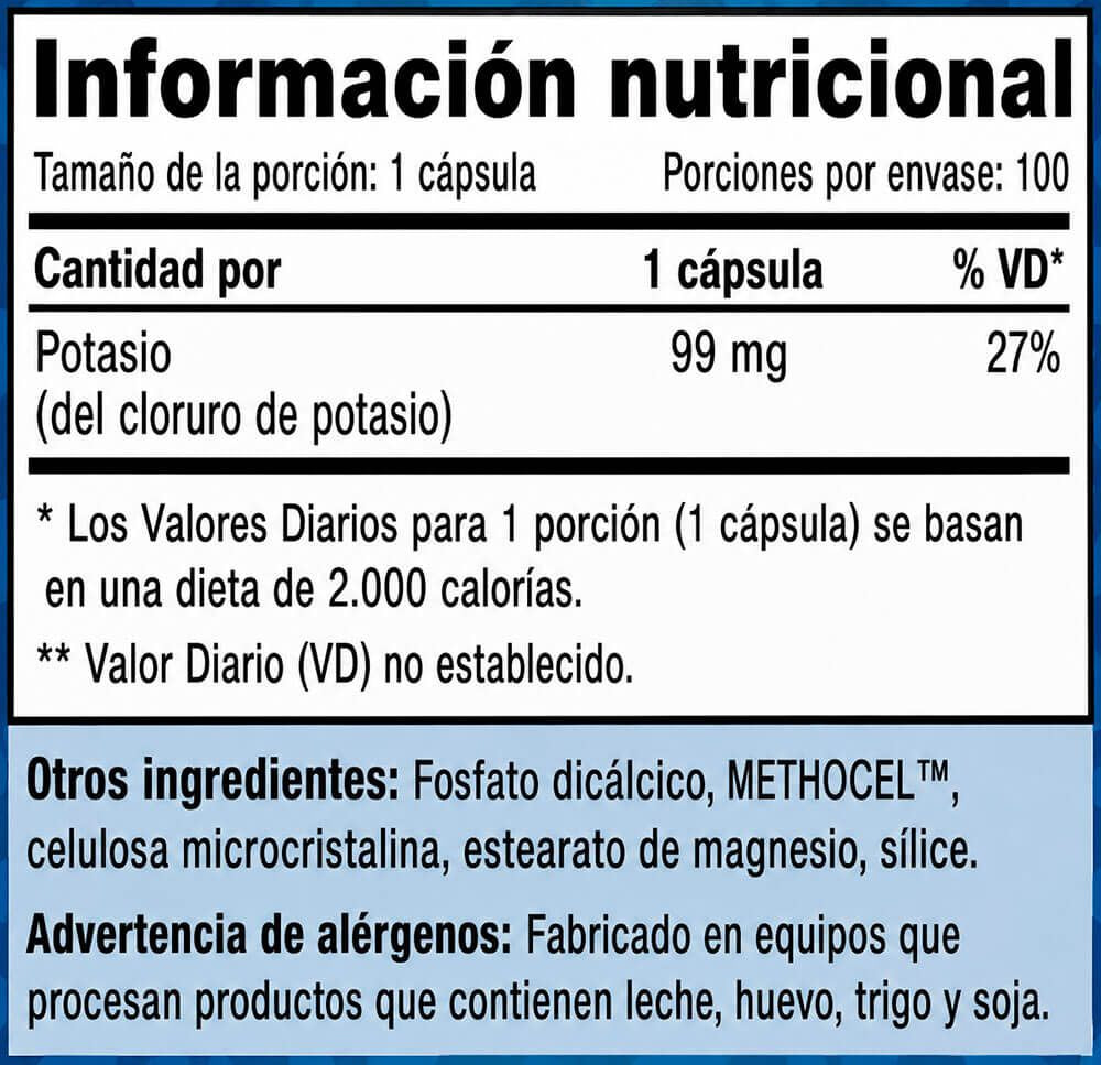 Información nutricional
