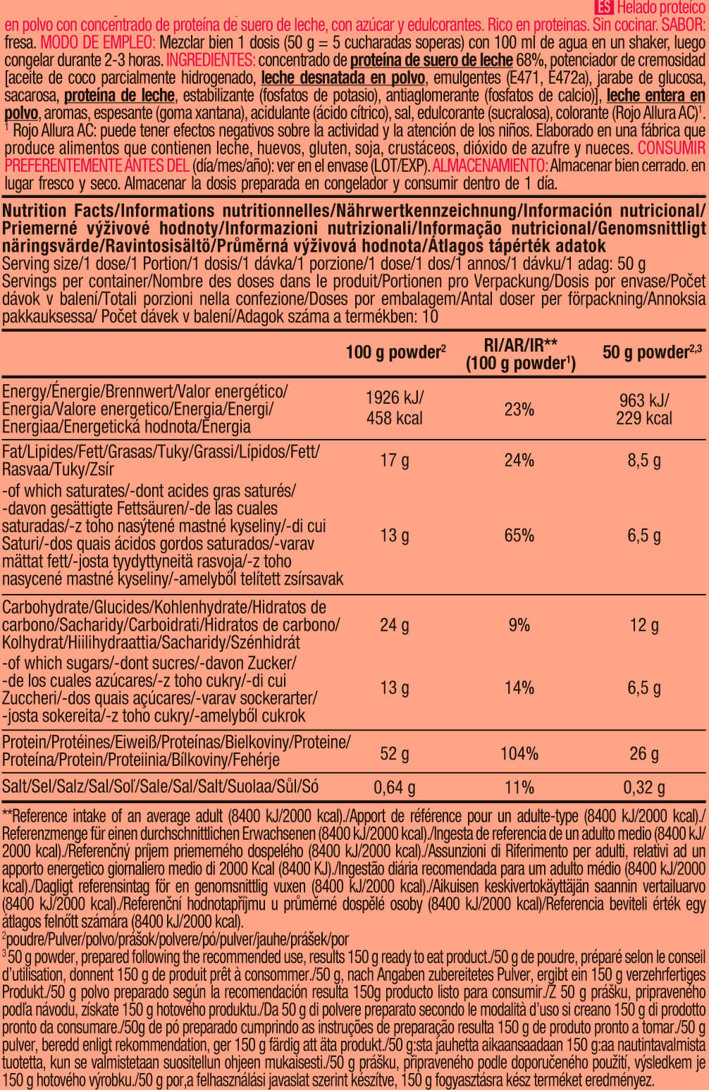 Información nutricional