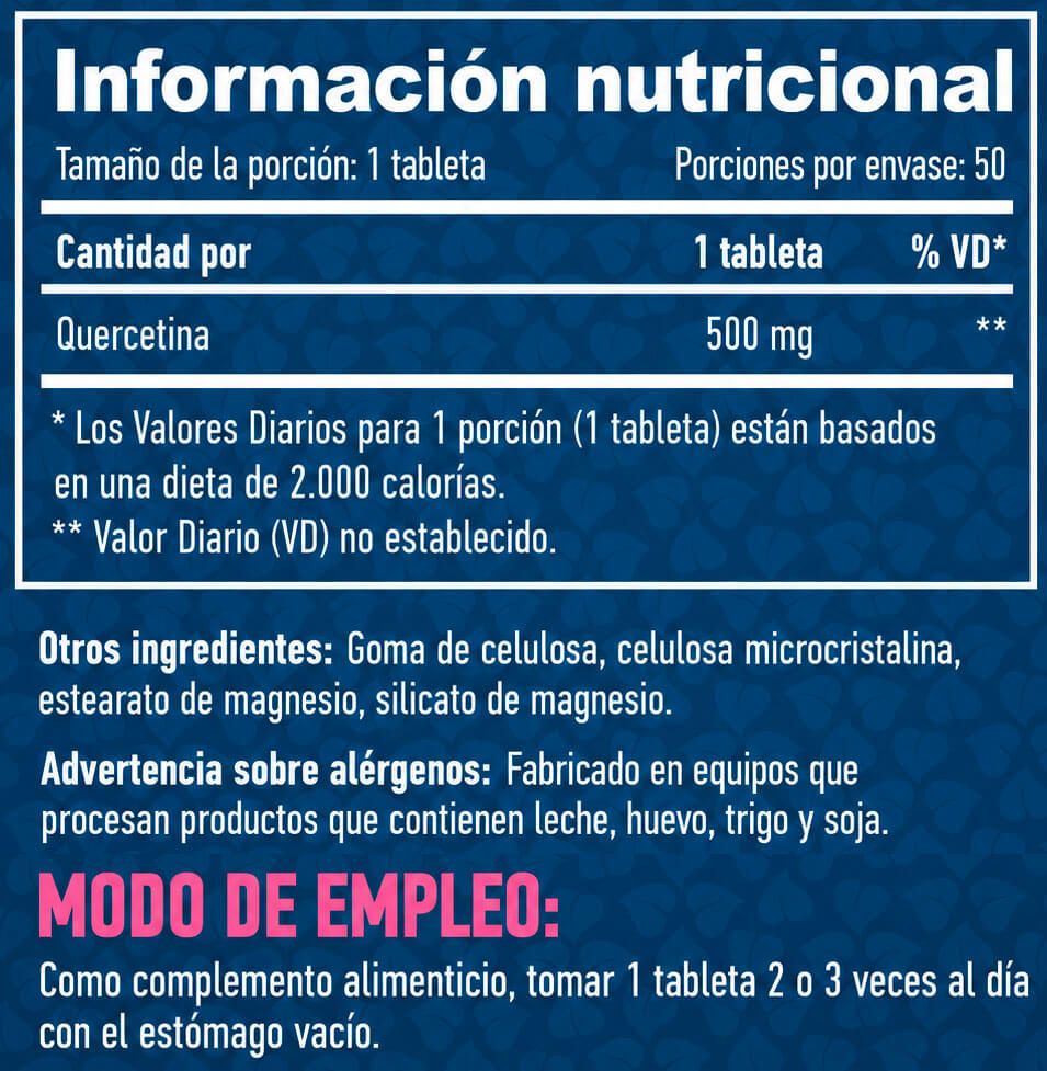 Información nutricional