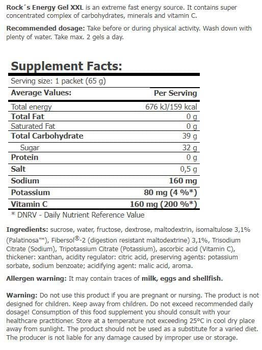 Información nutricional