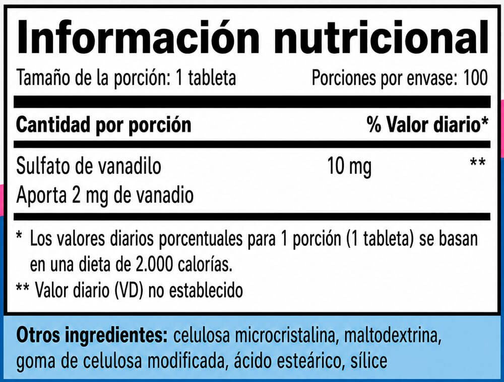 Información nutricional