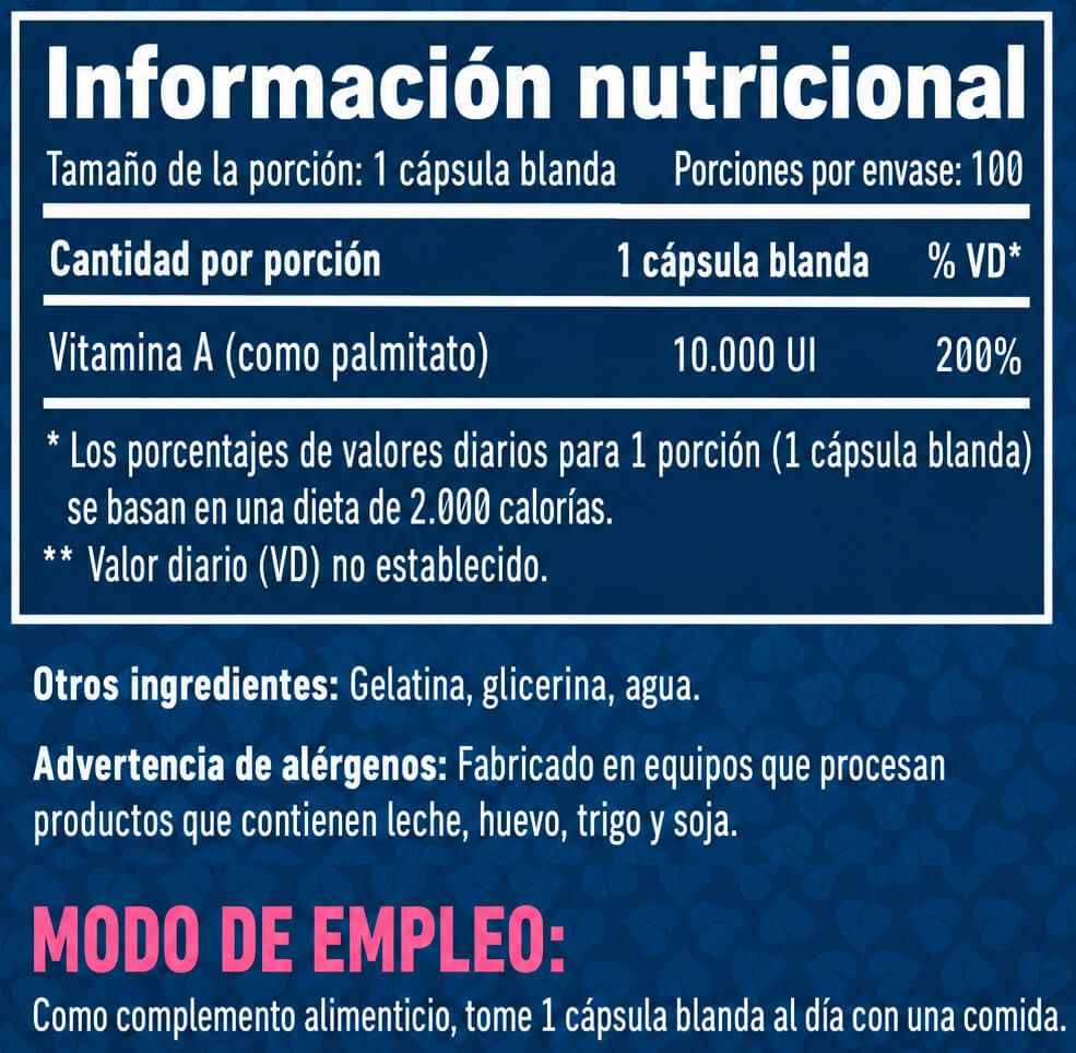 Información nutricional