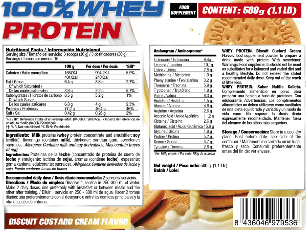 Información nutricional