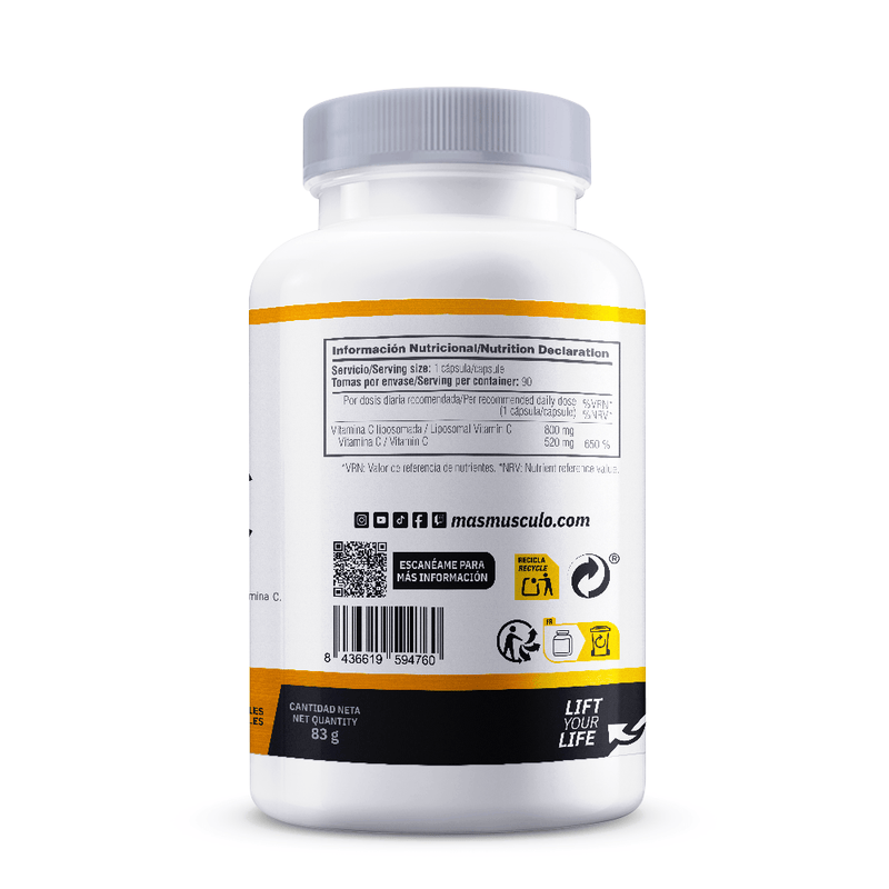 Vitamina C liposomiale 800mg di Masmusculo Supplements - Masmusculo Supplements 2